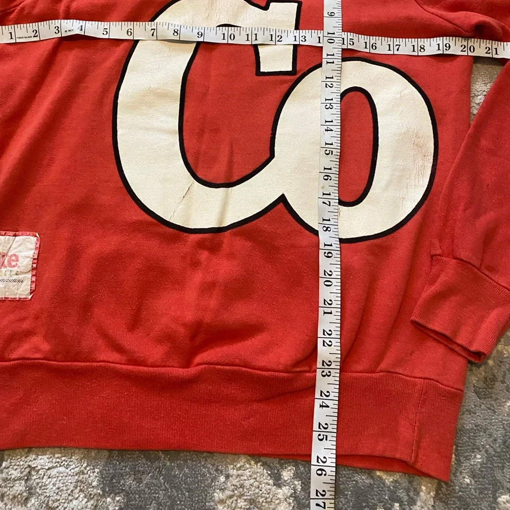 Vintage 80s Coke Wearables Coca Cola Red Crew Neck Sweatshirt Made In USA M - Picture 6 of 6